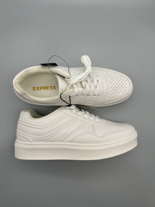 Express Platform Leather Sneaker (formal)